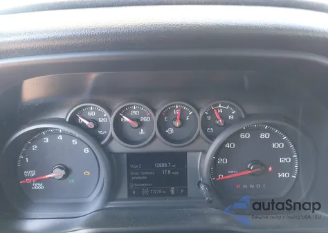 2021 Chevrolet Silverado 1500 4Wd Short Bed Custom z USA, uszkodzony, nr VIN 1GCPYBEK3MZ396262